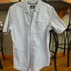 Hurley short sleeve button down, like new!Dress up or down great closet staple.
